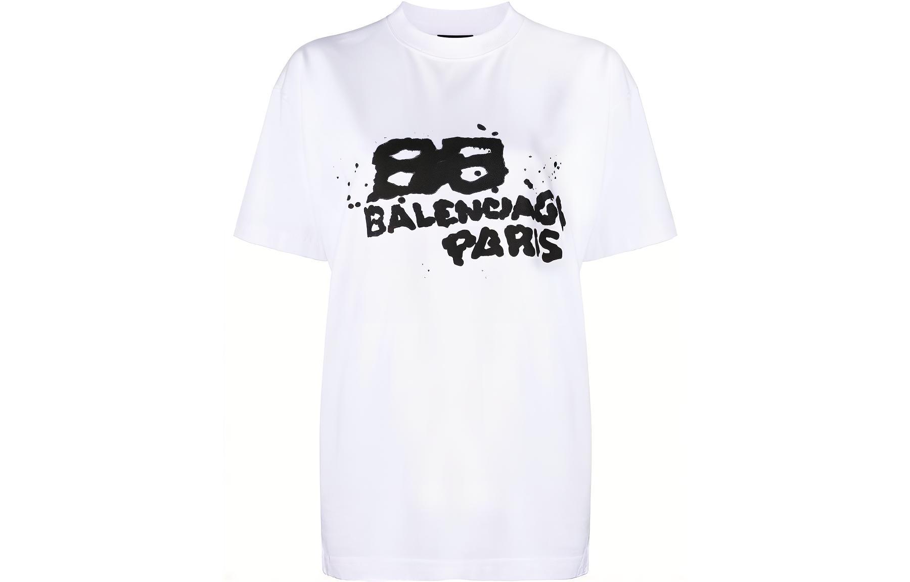 

Balenciaga Футболка «Белая/Черная»