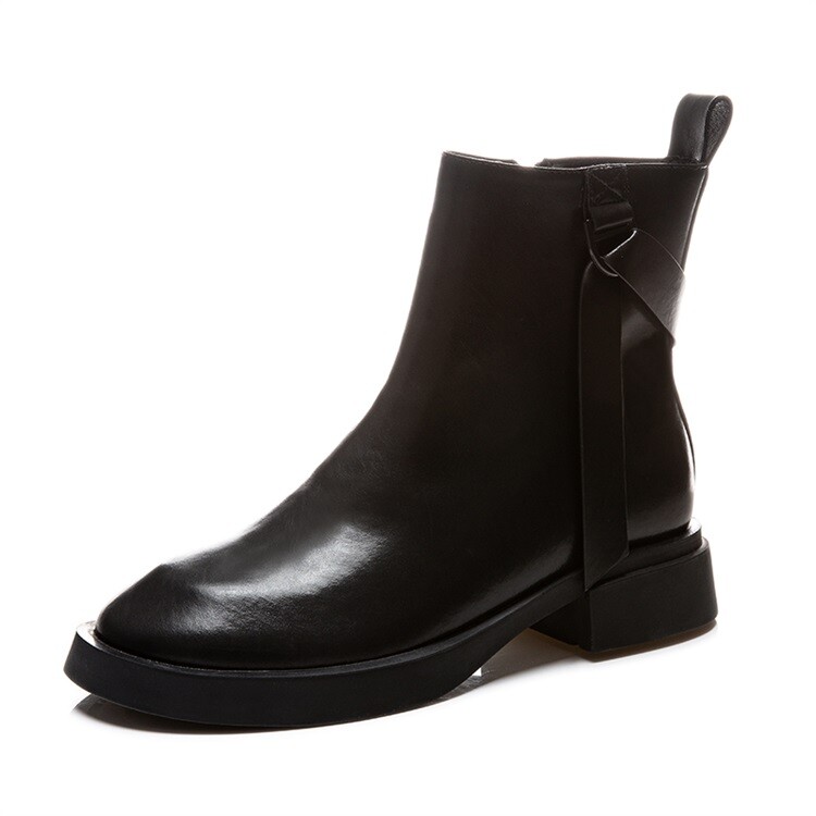 Ботильоны женские Yedani, цвет Black Fleece-Lined