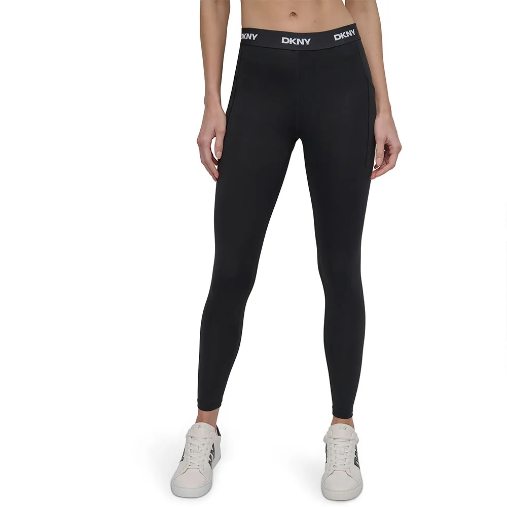 

Леггинсы DKNY Logo Elastic Balance, черный