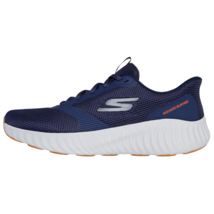 

Skechers Низкие повседневные туфли Slip Ins, синие, мужские
