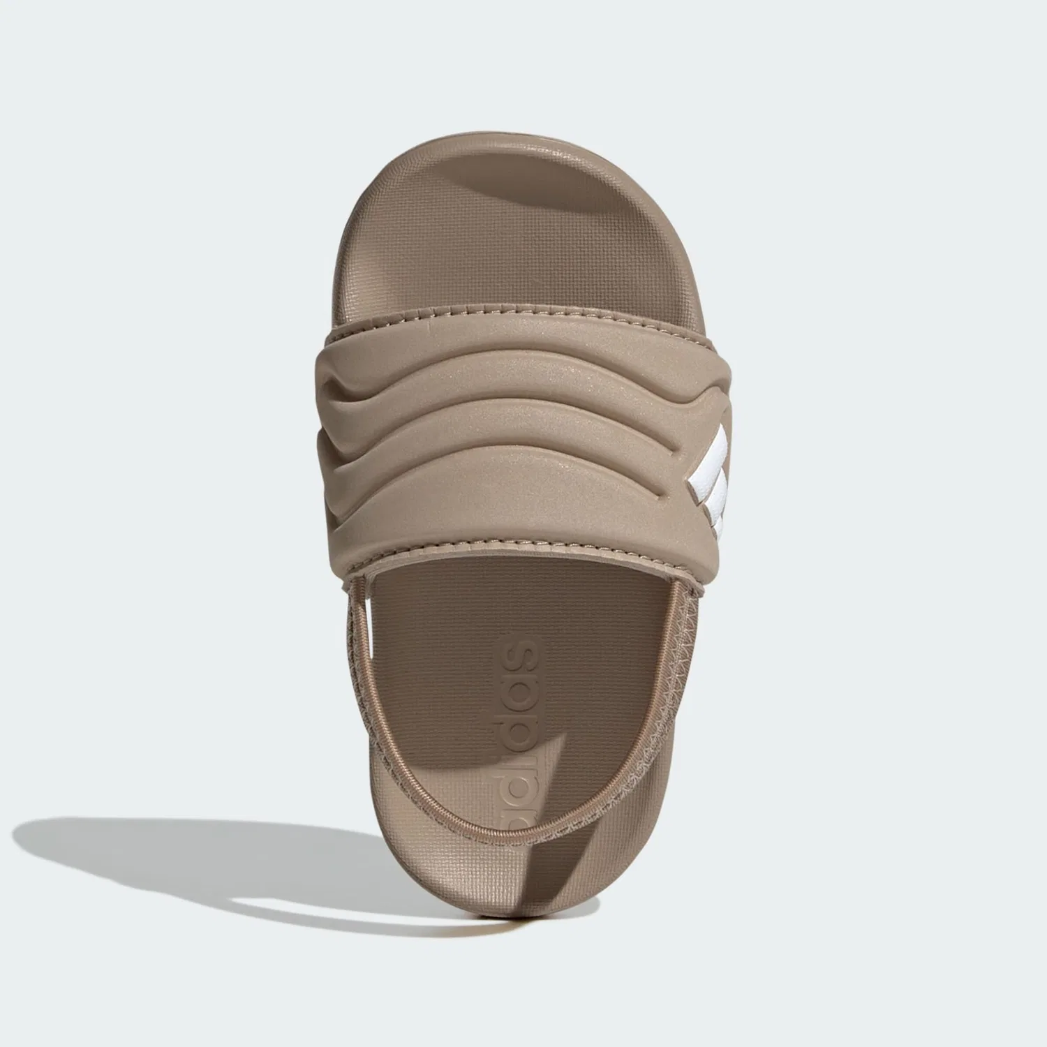 Сандалии Adidas Sportswear Adilette 2.0 светло-коричневого цвета — фото 3
