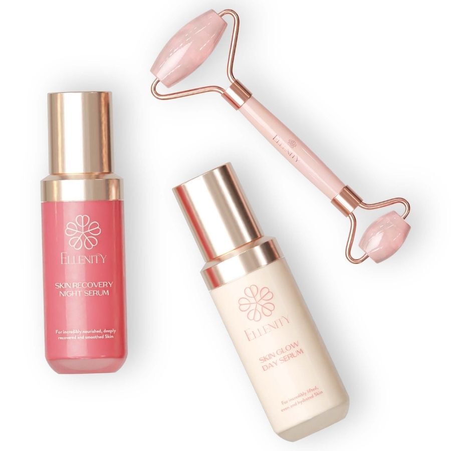 Набор Ellenity — Сыворотка для лица hyaluron booster faceroller set , one size — фото 3