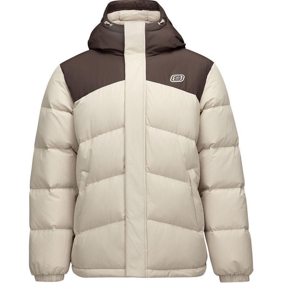 

Skechers Горная и дикая серия пуховик мужской светло-коричневый, Light Brown