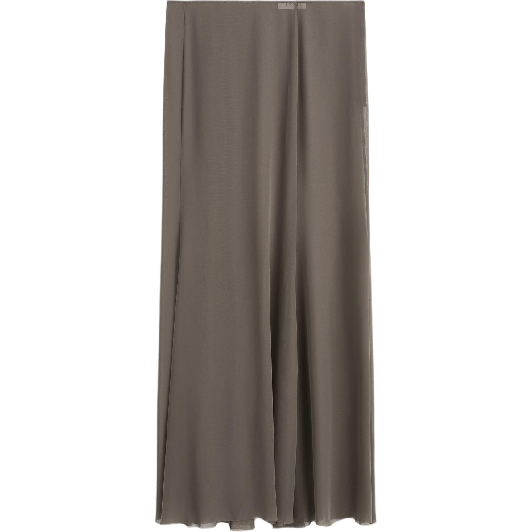 

Повседневная длинная юбка для женщин taupe COS, Taupe