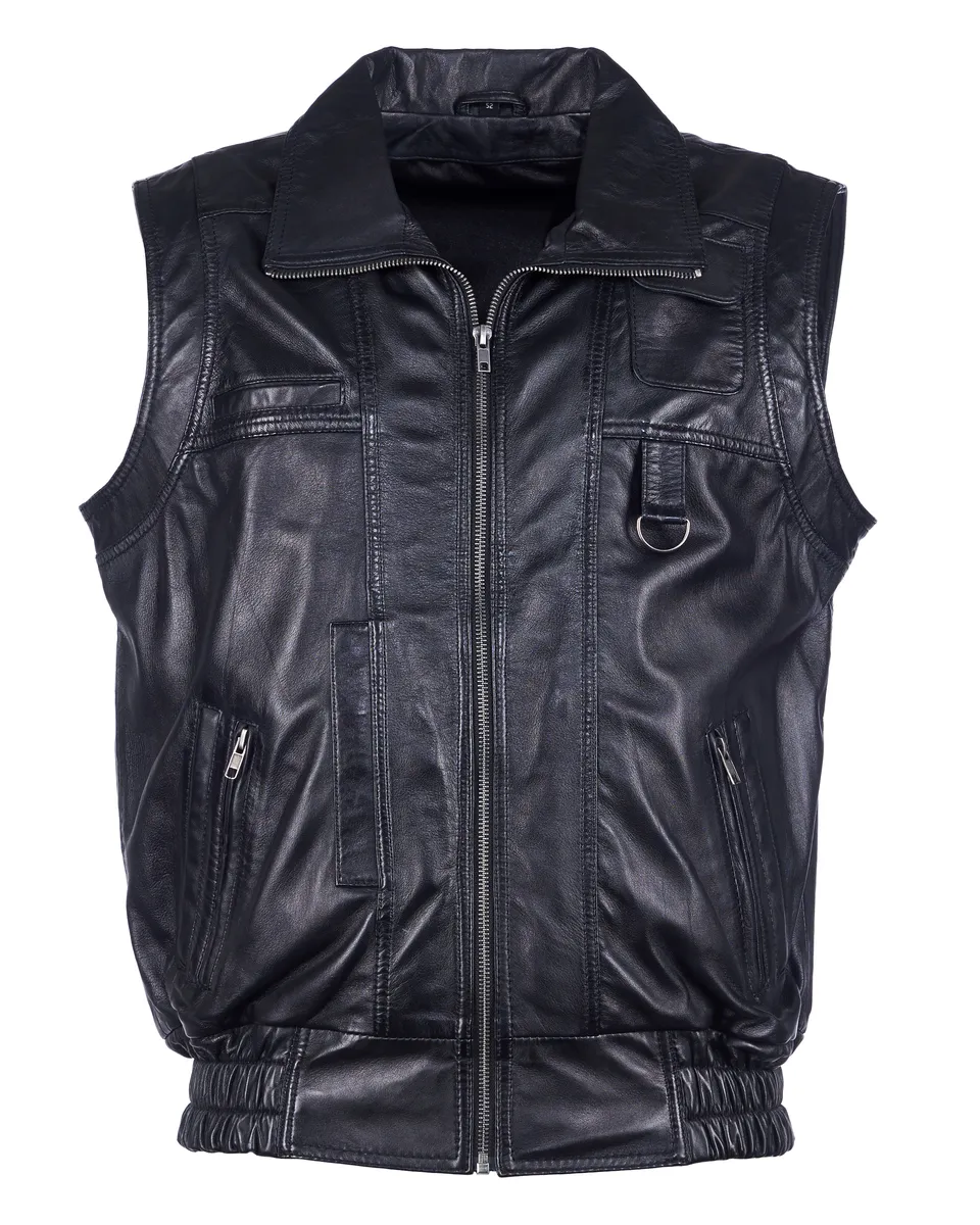 

Кожаный жилет JCC "BigVest2", черный