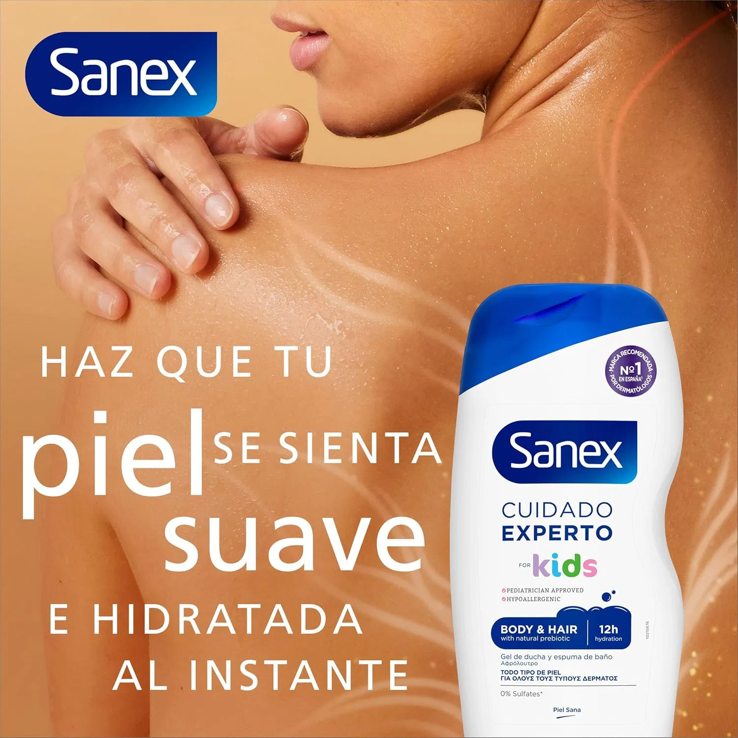Детский гипоаллергенный гель для душа «Care Experto Kids» от Sanex, 6 шт. Sanex — фото 4