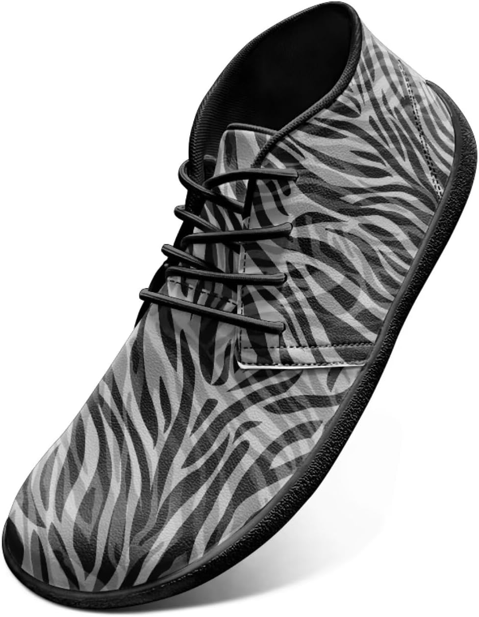 

Мужские минималистичные кроссовки Jeiento с животным принтом, широким носком и эффектом босоножки, кроссовки с нулевым перепадом, серый