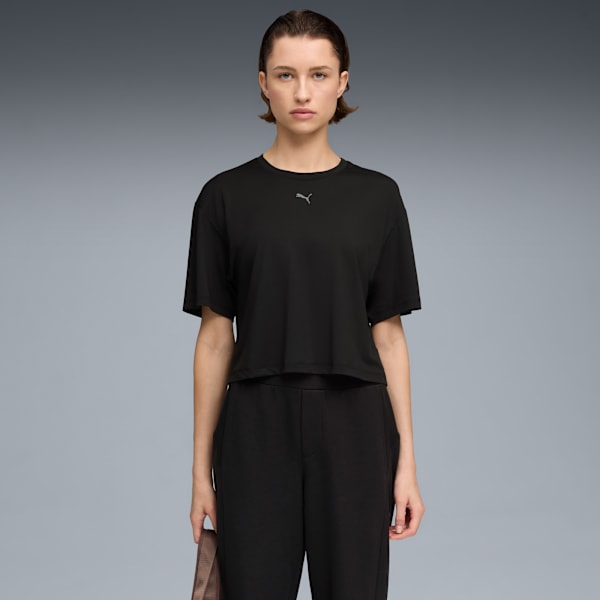 

Женская тренировочная футболка Cloudspun Puma, черный