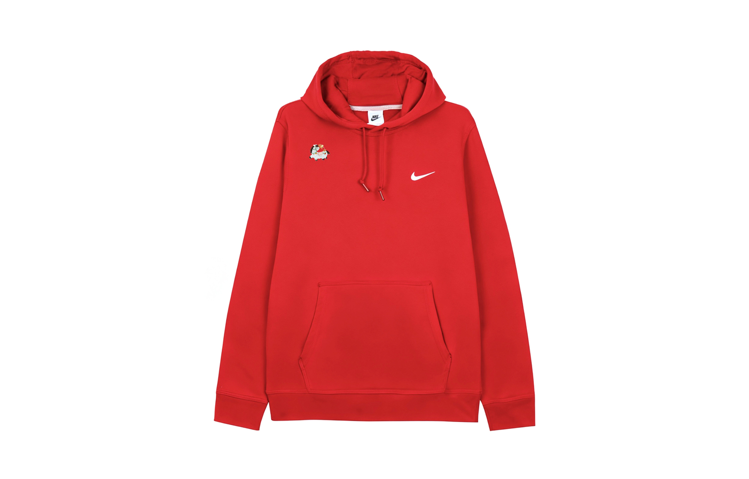 

Nike Свитшоты Unisex красный с капюшоном Moderate