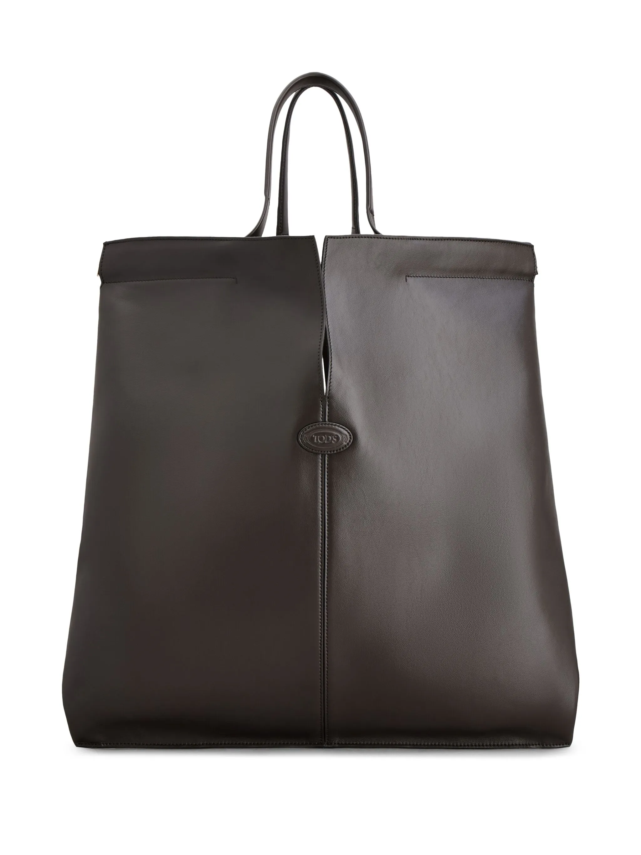 

Кожаная сумка-тоут Tod'S, коричневый