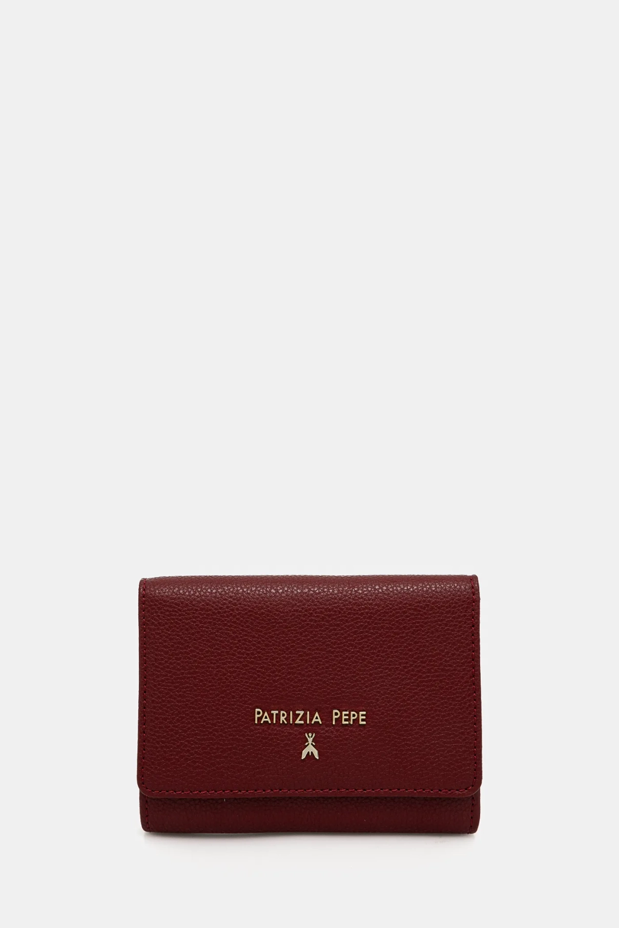 

Кожаный кошелек Patrizia Pepe, гранатовый