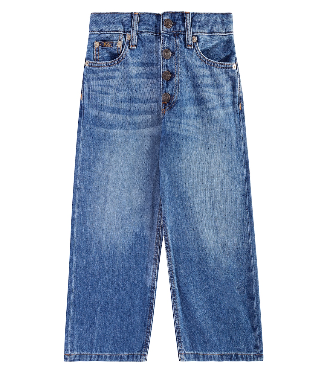 

Укороченные джинсы широкого кроя Polo Ralph Lauren Kids, Tamera Wash