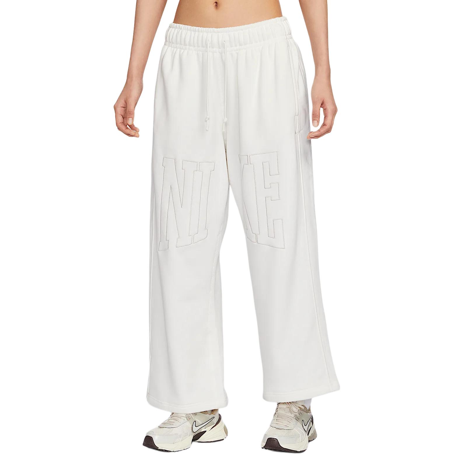 Nike Спортивные штаны Sportswear вязаные женские Sail White — фото 4