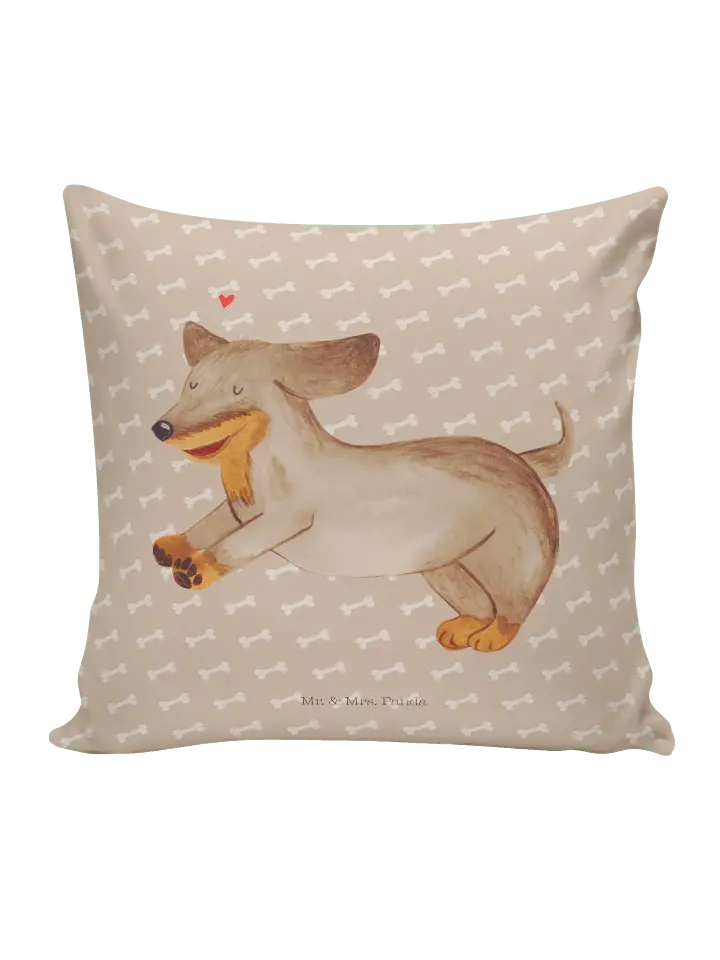 

Подушка Mr & Mrs Panda 40x40 Hund Dackel, цвет hundeglück