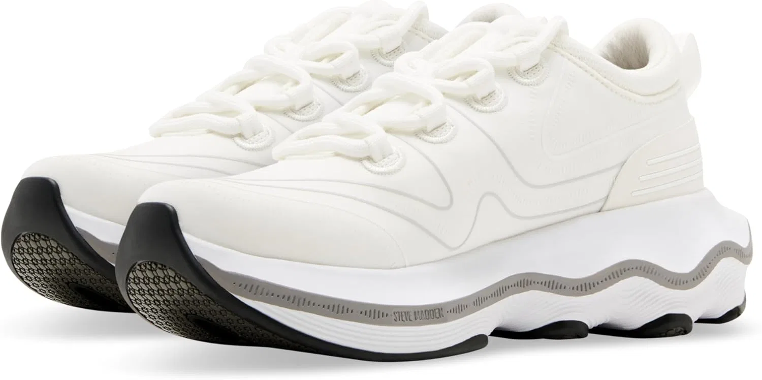 Мужские кроссовки с принтом Steve Madden, White Opulent Garden