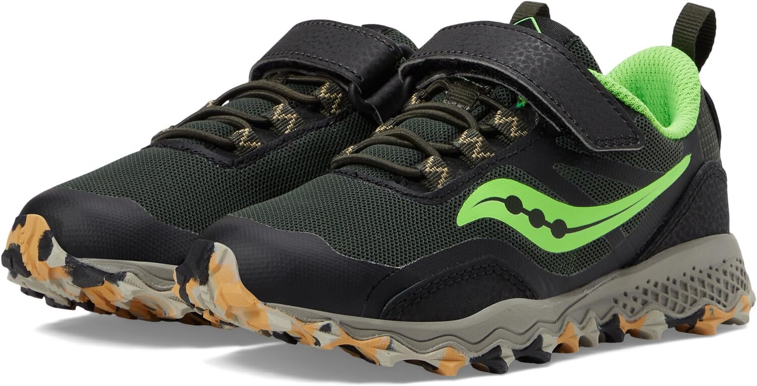 

Кроссовки Saucony Peregrine 12 Shield A/C, цвет Black/Slime