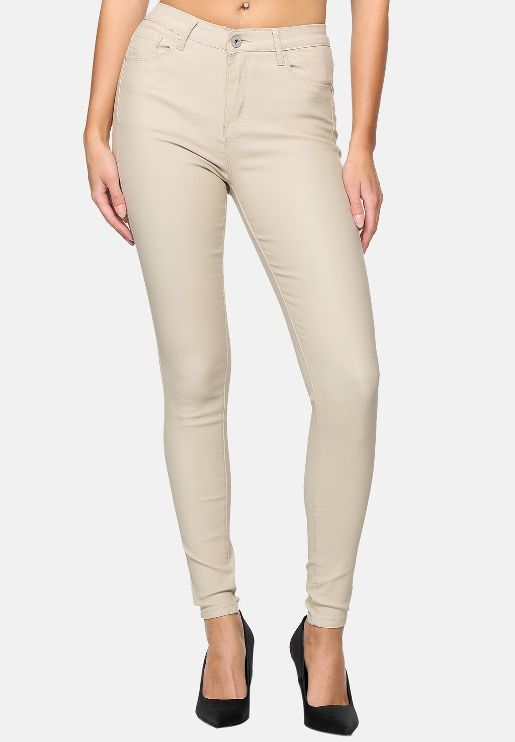 

Брюки KUNSTLEDER HOSE Elara, цвет beige