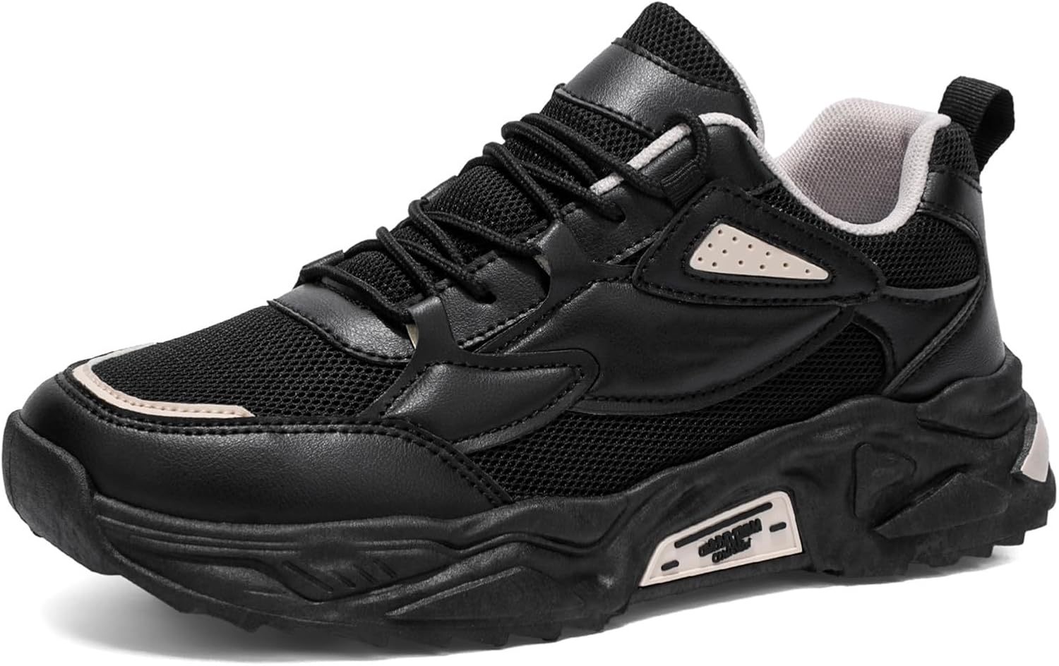 

Мужские кроссовки для бега, тенниса, работы и ходьбы, массивные модные кеды, повседневная обувь для мужчин Spwagym, белый