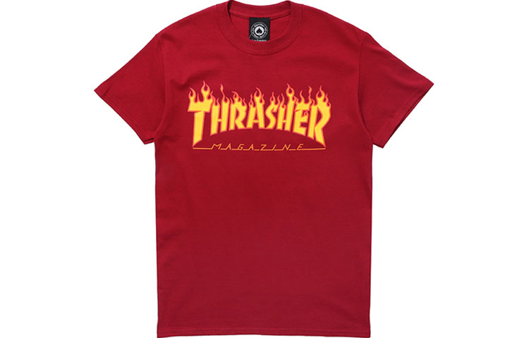 

Thrasher Футболка унисекс красные
