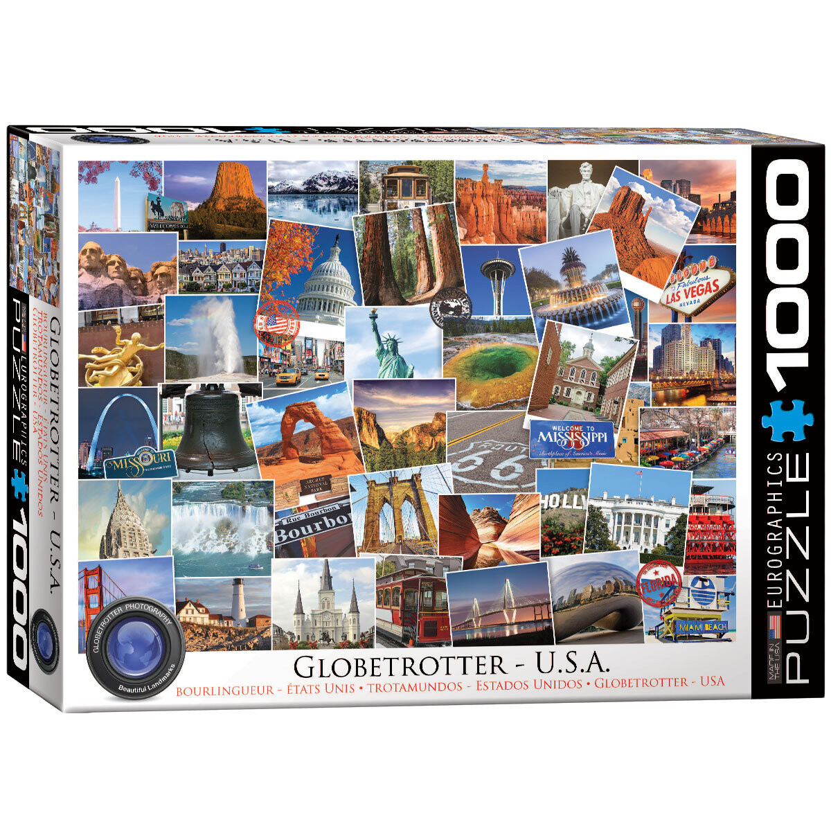

Пазл Eurographics, Globetrotter Collection USA, 1000 шт.