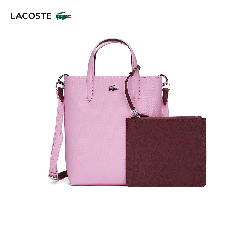

Сумка женская Lacoste, розовый / бордовый