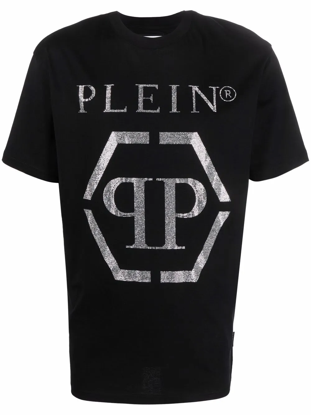 

Футболка с логотипом Hexagon Philipp Plein, черный