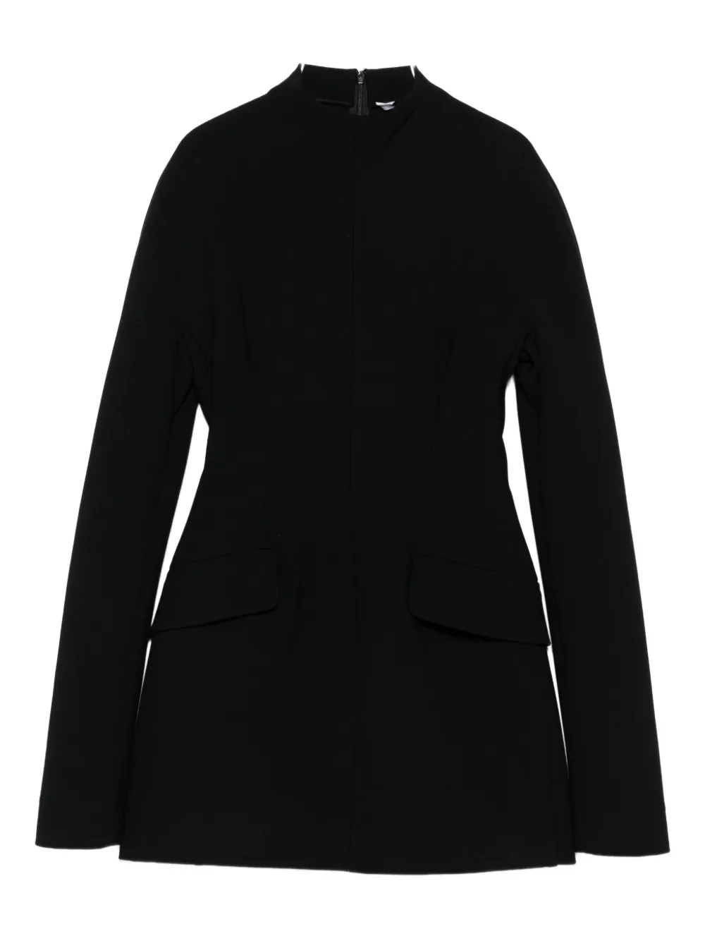 

Мини-платье с длинными рукавами SPORTMAX, черный