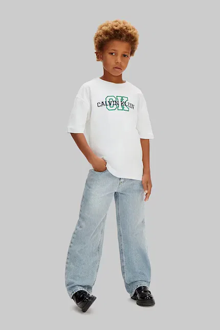 Джинсы свободного кроя SKATER Calvin Klein Jeans, синий — фото 3