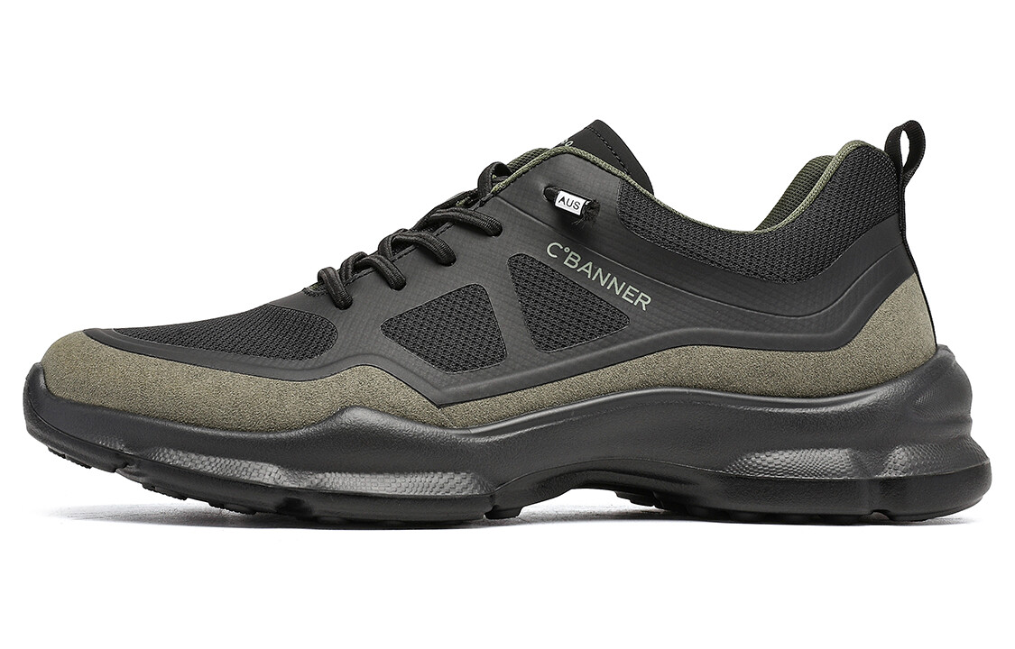 

Кроссовки C°BANNER Lifestyle Shoes Men Low-top Black/Green, черный/зеленый