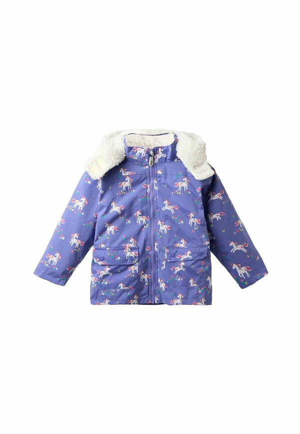 Водонепроницаемая зимняя куртка 4 в 1 стандартного кроя Jojo Maman Bébé, Purple