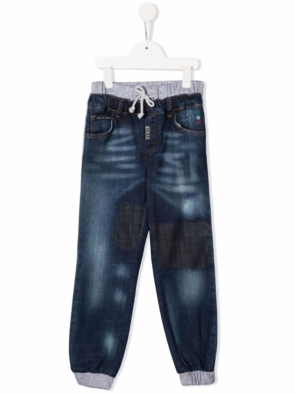 

Джинсы с кулиской Philipp Plein Junior, синий