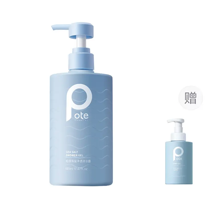 

Морской соль гель для душа против клещей и контроля жира глубокое очищение поппури 505мл/505мл*2 POTE