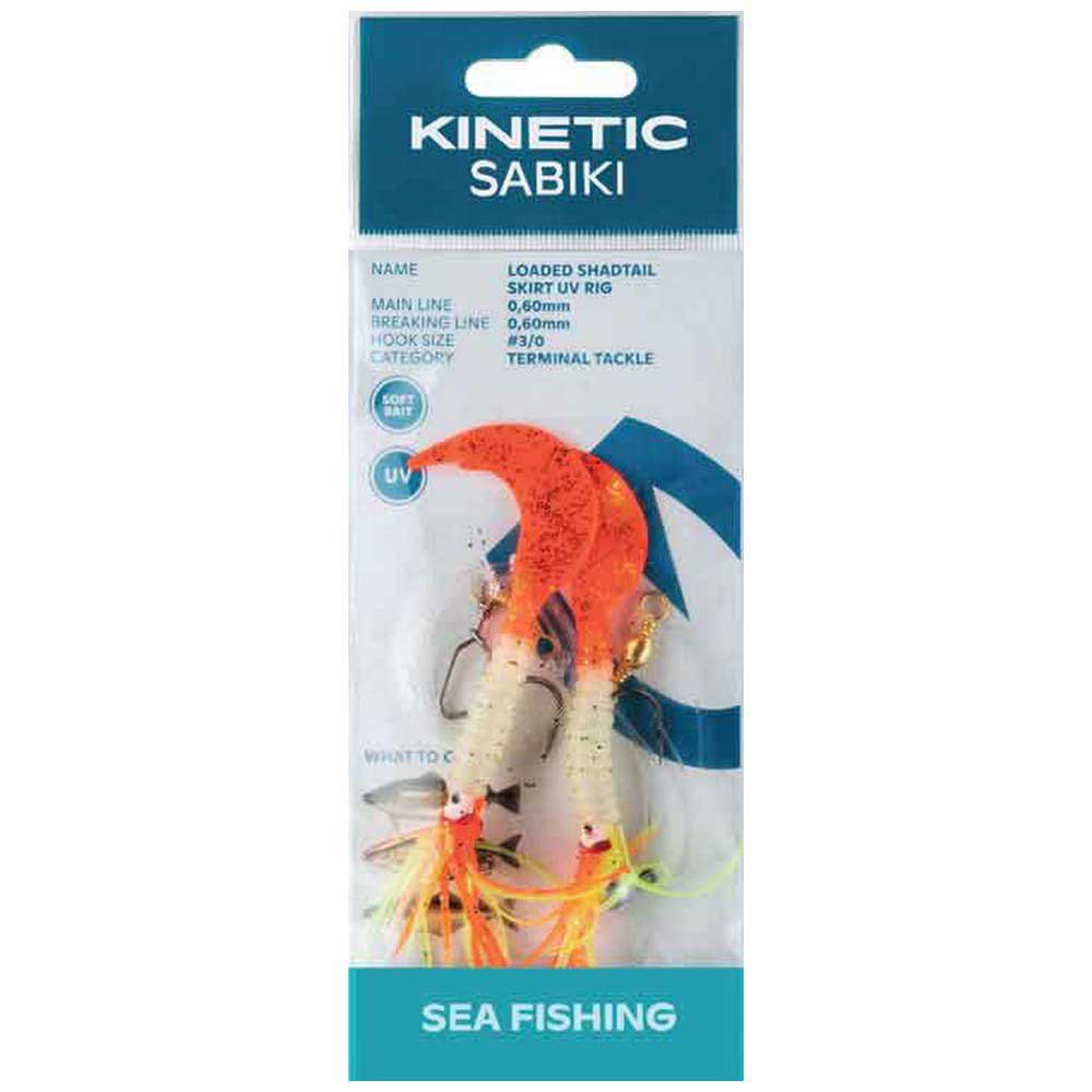 

Оснастки Kinetic Sabiki Loaded Shadtail Skirt UV, прозрачный