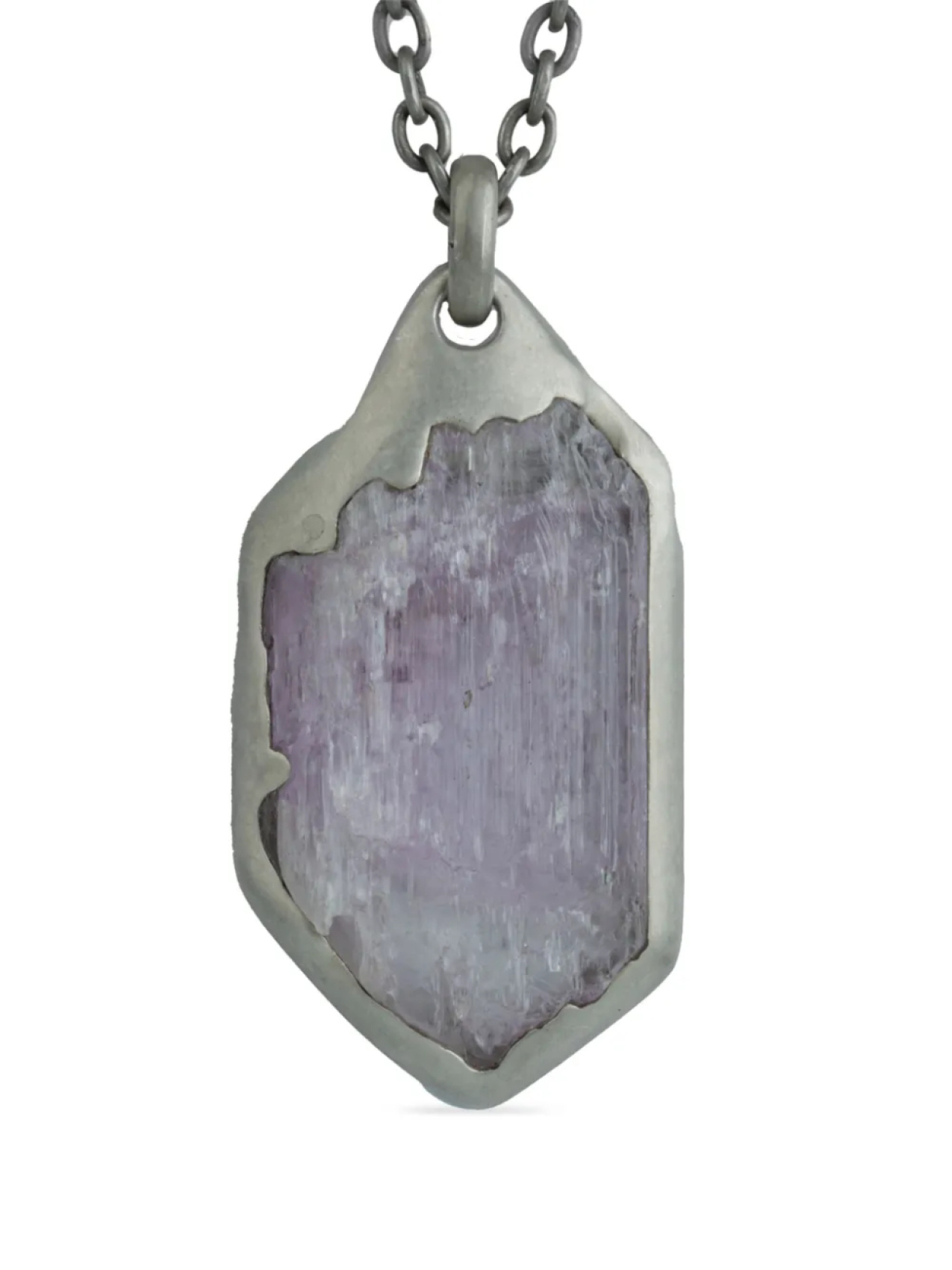 

Parts of Four серебряное колье Halos с кунцитом, серебристый