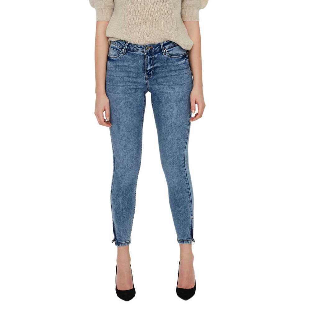 

Джинсы Vero Moda Tilde Midrise Slim Ankle Zip, синий