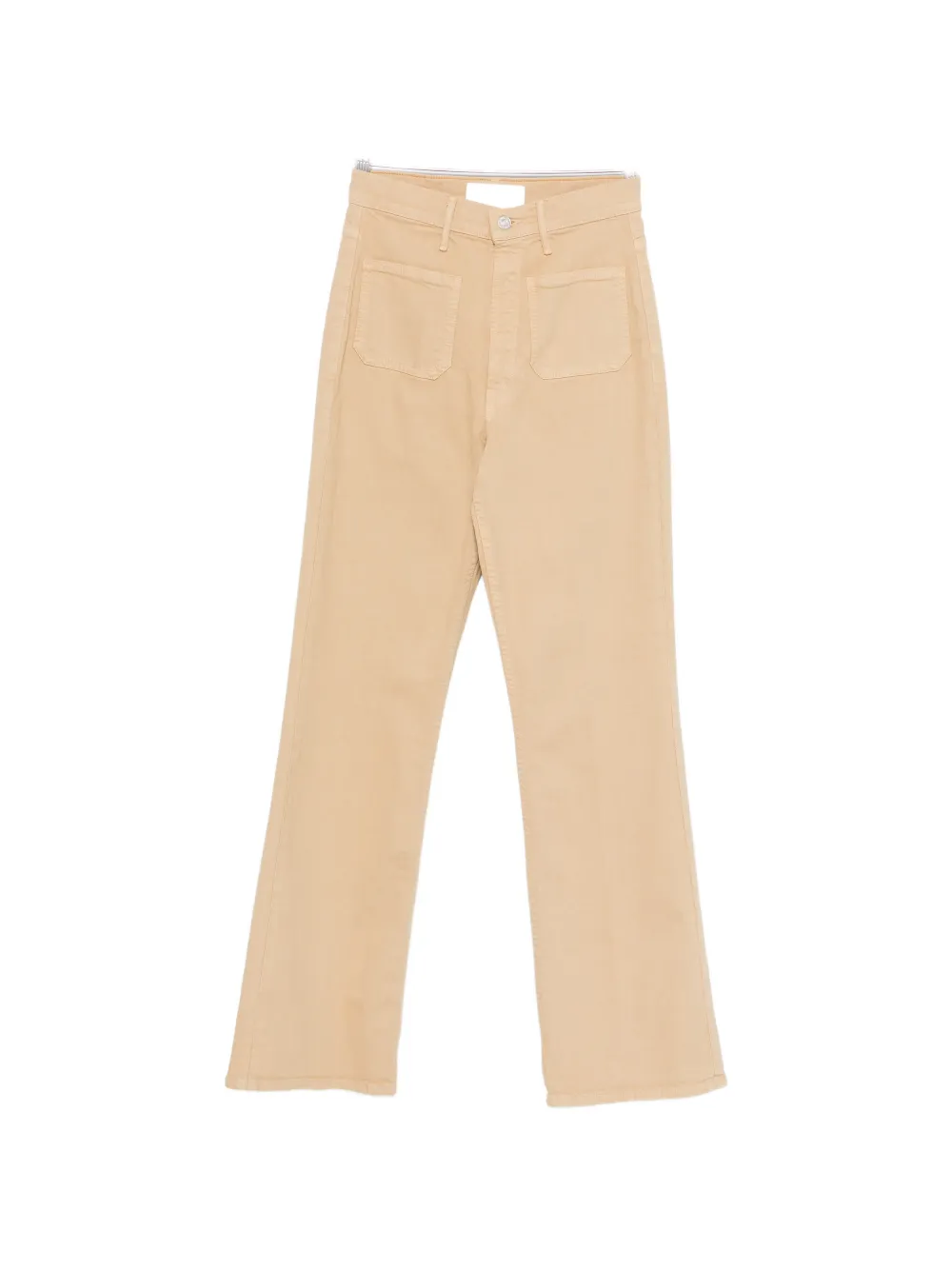 

Брюки Bookie с накладными карманами Mother, бежевый