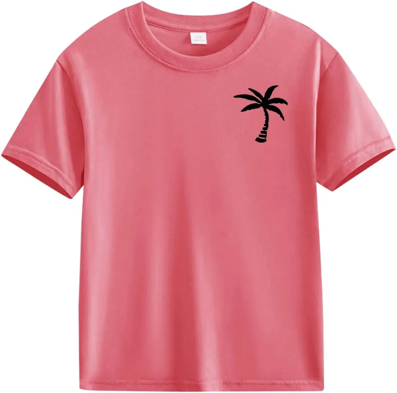 Футболка с принтом кокосовой пальмы, Generic, Pink-a