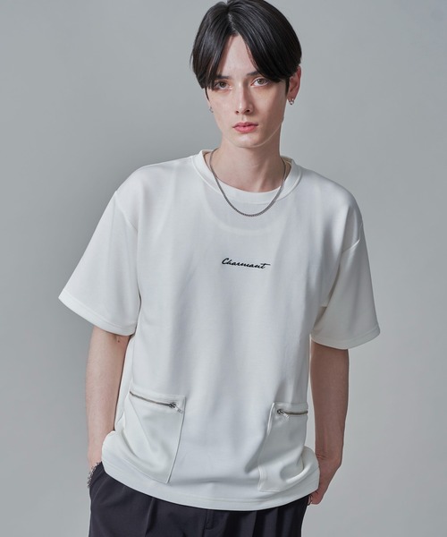 

Футболка с карманом на молнии BROWNY, коричневый