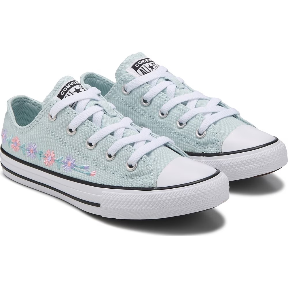 

Детские кеды Chuck Taylor All Star низкие, малыш Converse, you dew you blue/floral