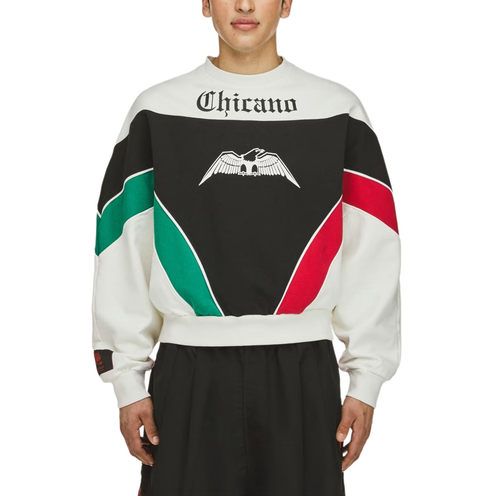 Свитшот Adidas Originals X Willy Chavarria Chicano, экрю — фото 3