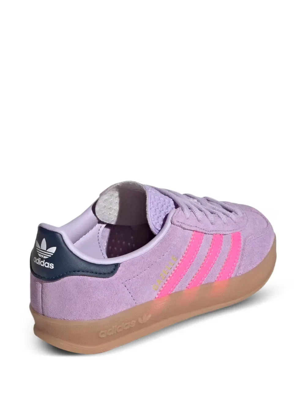 Кроссовки Gazelle для дома Adidas Kids, фиолетовый — фото 3