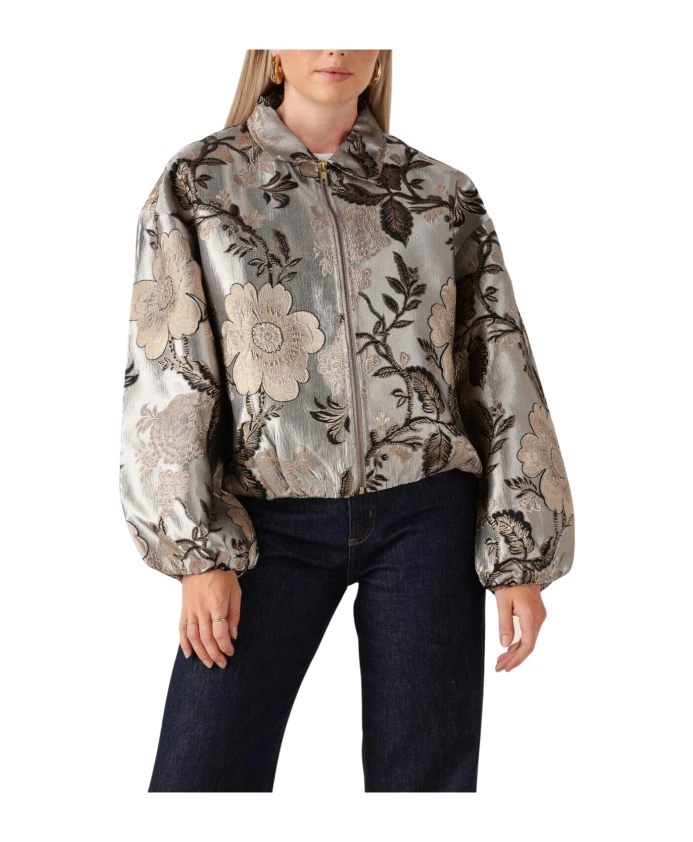 

Стильная серая куртка для женщин Notre-V, мультиколор