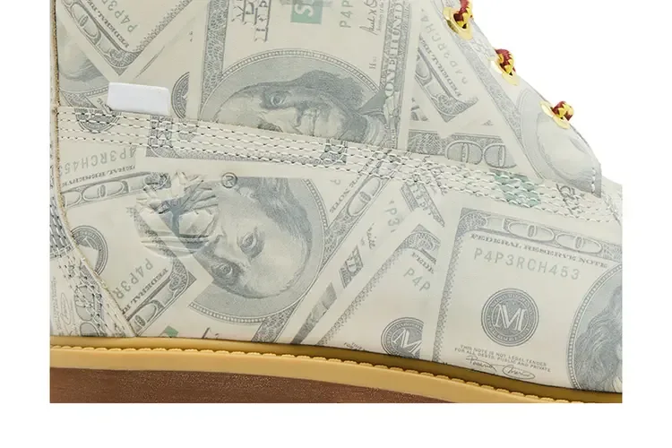 Supreme x MM6 Maison Margiela x Timberland 6 Inch Premium Waterproof Boot 'Money', кремовый — фото 2