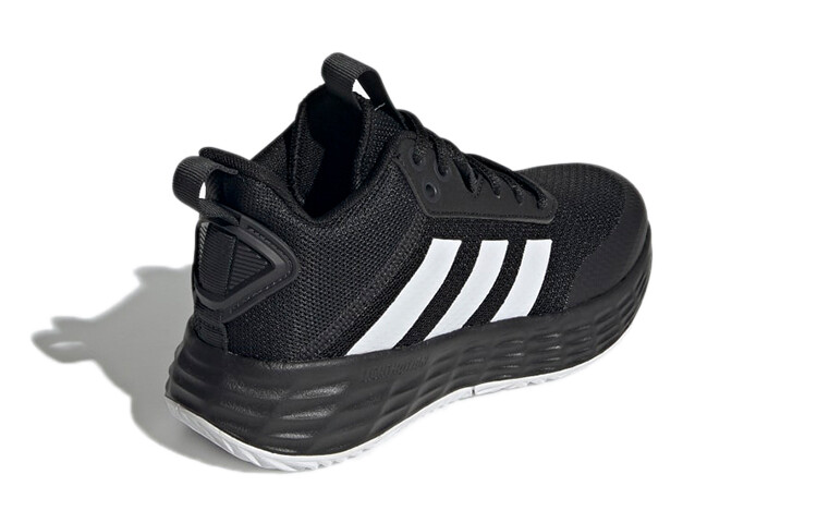 Баскетбольные кроссовки OwnTheGame 2.0 для детей, средние, черные/белые Adidas — фото 4