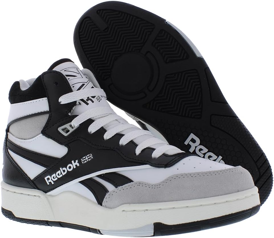 Кроссовки Reebok для детей и взрослых Bb 4000 II Mid, белый/черный/серый — фото 2