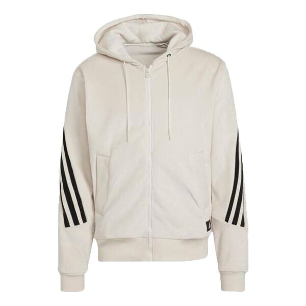 

Куртка Men's adidas Back Stripe Velvet Hooded Logo Jacket Creamy White, мультиколор, Серый, Куртка Men's adidas Back Stripe Velvet Hooded Logo Jacket Creamy White, мультиколор