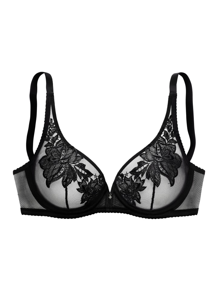 

черный бюстгальтер на косточках LASCANA
