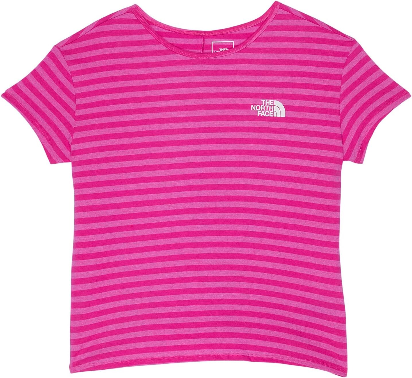 

Футболка The North Face Elevate Short Sleeve Tri-Blend Tee, цвет Linaria Pink Heather Stripe