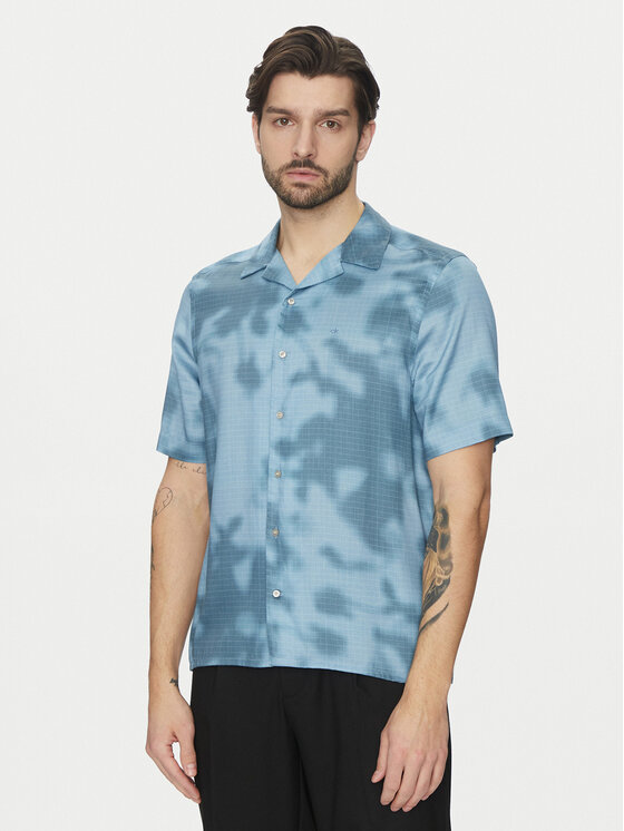 

Рубашка обычного кроя K10K114190 Calvin Klein, синий