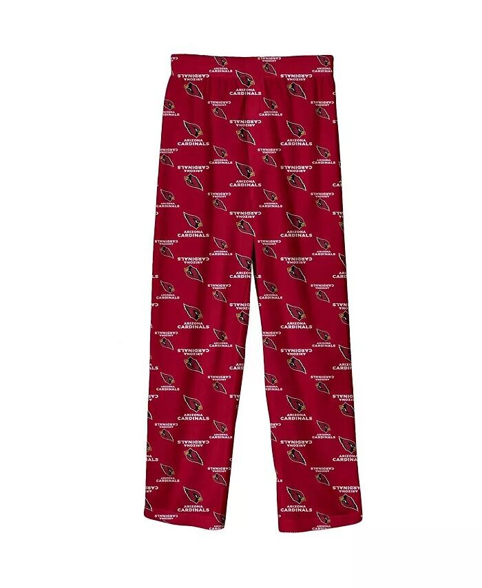 

Цветные пижамные штаны с принтом Big Boys Cardinal Arizona Cardinals Outerstuff, красный